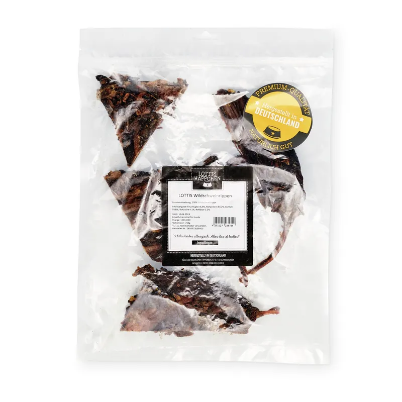 Must-Have LOTTIS HÄPPCHEN Wildschweinrippen 250 g